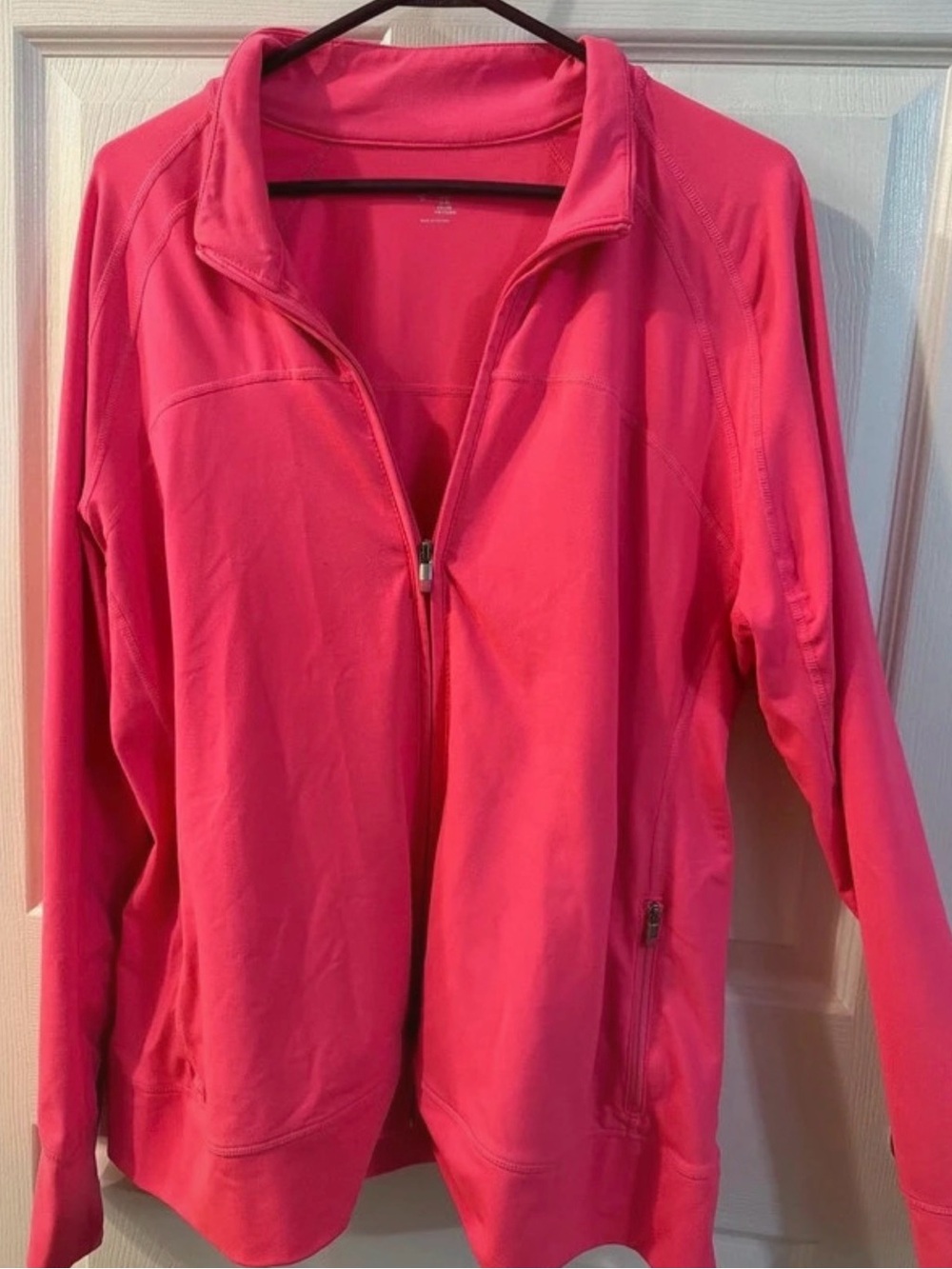 GAP Hot Pink Full-Zip Utility Jacket
